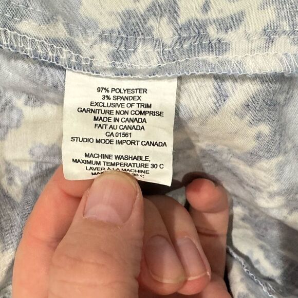 Robert Kitchen Canada Blue and White Lightweight Jacket Women’s XS - Picture 3 of 4